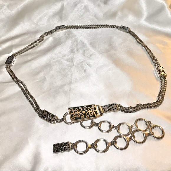 Metal Braided Rope Chain Link Belt - Picture 2 of 8